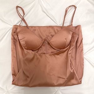 BABYBOO Satin mini dress